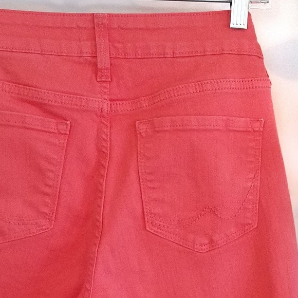 **SOLD** NYDJ Alisha Ankle Jean Papaya - Picture 2 of 8